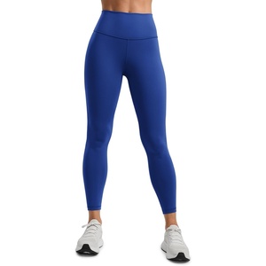 CRZ YOGA Butterbreeze Workout Leggings 25” – High Waisted Athletic Gym Running Womens Yoga Pants Tummy Control(Waves Blue)