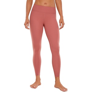 CRZ YOGA Butterluxe Low Rise Leggings 25″ – Workout Athletic Gym Lounge Womens Yoga Pants(Briar Rose)