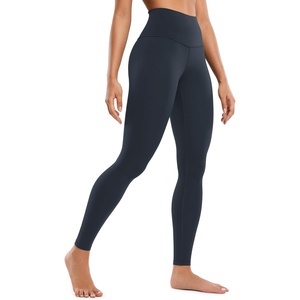 CRZ YOGA Butterluxe Yoga Leggings 28” – High Waisted Womens Workout Lounge Pants Buttery Soft(True Navy)