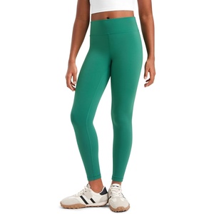 CRZ YOGA Girls Butterluxe Full Length Yoga Leggings – Athletic Sports Casual Pants High Waist Tights Kids Teen(Cascadia Green)