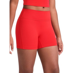 CRZ YOGA Girls Butterluxe No Front Seam Athletic Biker Shorts – Dance Casual Yoga Kids Teen Summer(Deep Red)
