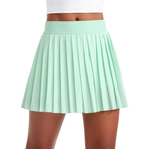 CRZ YOGA Girls Feathery-Fit Soft Athletic Pleated Skirts – Tennis School Casual Skorts with Pockets Liner Kids Teen(Mint Moment)