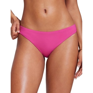 CRZ YOGA Low Waisted Bikini Bottom for Women – Cheeky Basic Bathing Swimsuit Swim Briefs(Rose Violet)