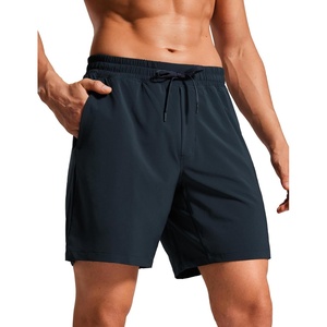 CRZ YOGA Mens Swim Trunks 5”/7” – Mesh Liner Quick Dry Beach Sports Casual Swimwear Shorts with Pockets(True Navy)