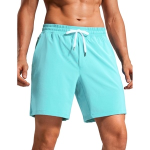 CRZ YOGA Mens Swim Trunks 5”/7” – Mesh Liner Quick Dry Beach Sports Casual Swimwear Shorts with Pockets(Turquoise)
