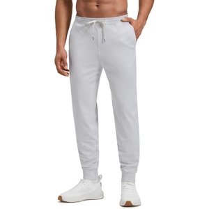 CRZ YOGA Performance Joggers for Men 29″ – Breathable Sweat-Wicking Workout Athletic Casual Pants with Pockets(Light Grey Heather)