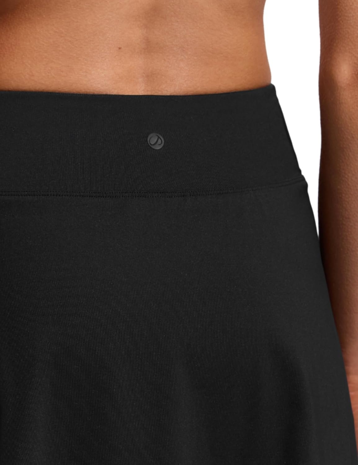 image:imageCRZ YOGA A Line Swim Skirt for Women High Waisted Side Slit Bathing Suit Bikini BottomsBlack