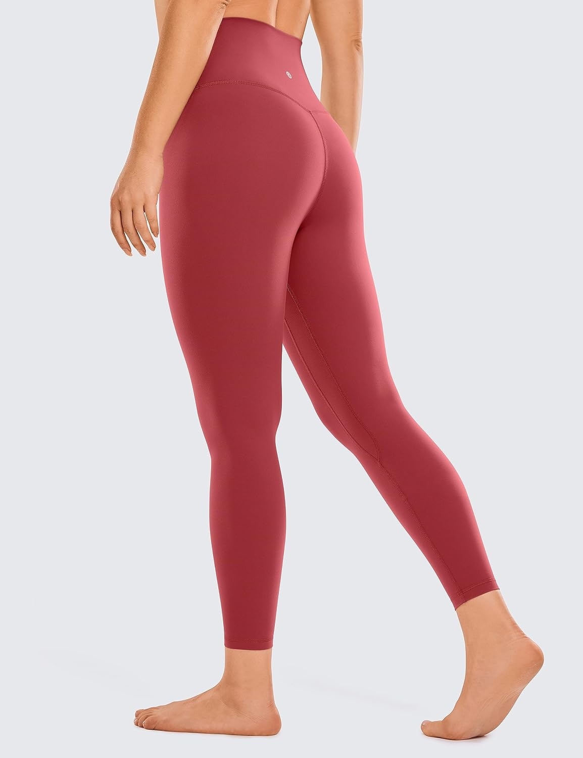 image:imageCRZ YOGA Brushed Naked Feeling Workout Leggings 25 High Waisted Gym Compression Tummy Control Womens Yoga PantsDeep Wine