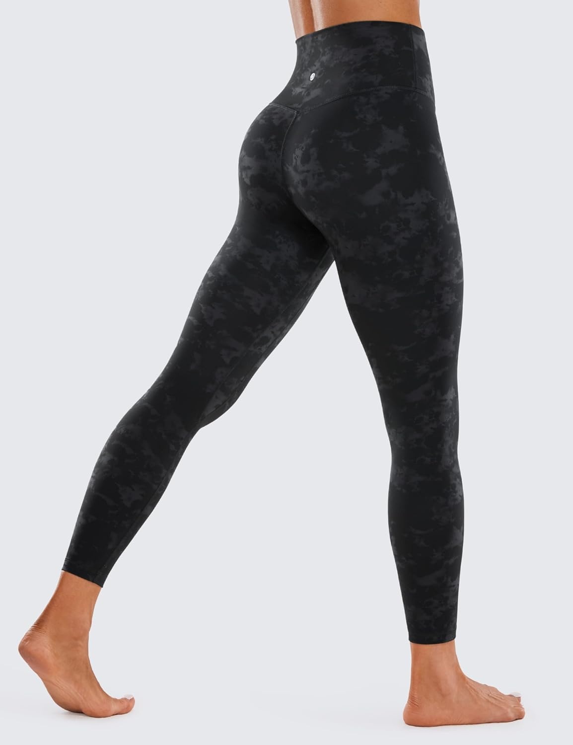 image:imageCRZ YOGA Brushed Naked Feeling Workout Leggings 25 High Waisted Gym Compression Tummy Control Womens Yoga PantsTie Dye Smoke Ink