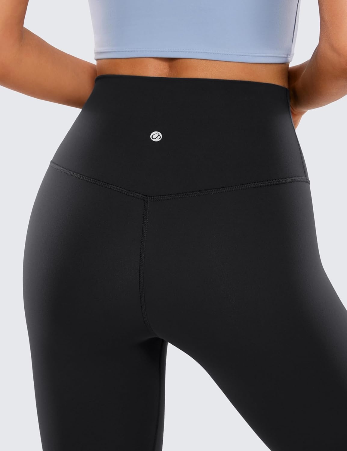 image:imageCRZ YOGA Brushed Naked Feeling Workout Leggings 25 High Waisted Gym Compression Tummy Control Womens Yoga PantsTrue Navy