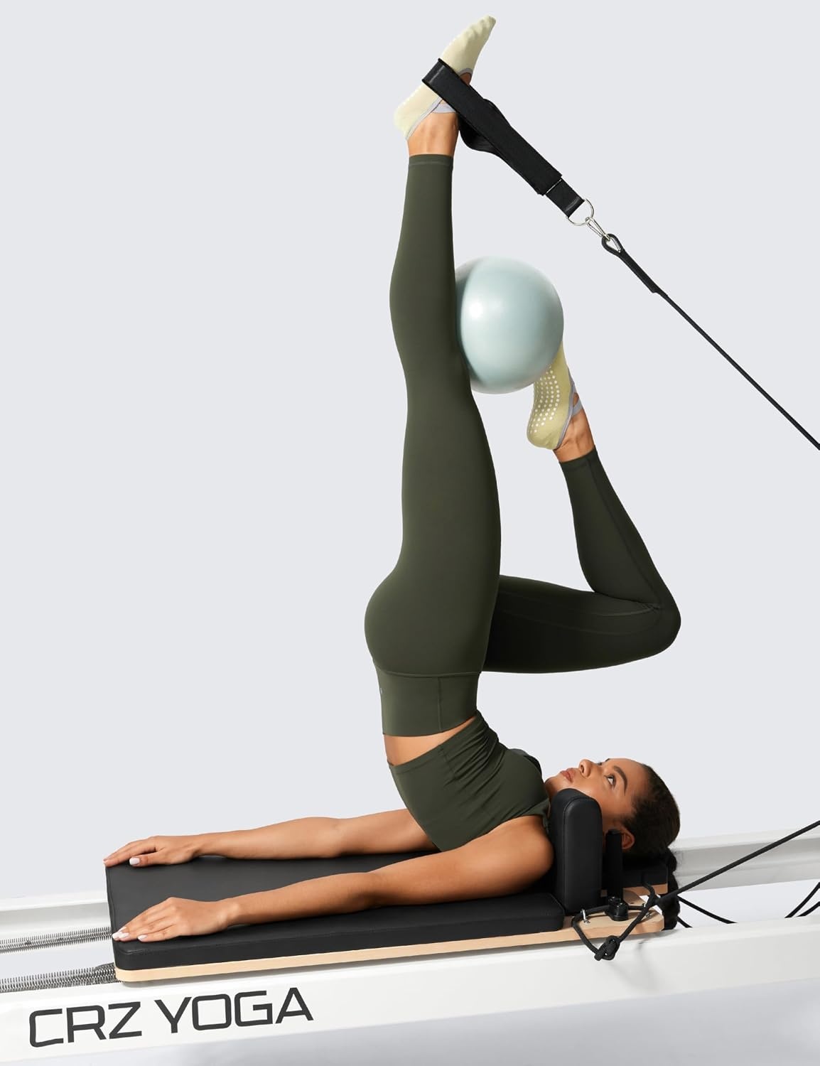 image:imageCRZ YOGA Butterlift Workout Leggings 28 High Waisted Pilates Gym Athletic Womens Yoga Pants Buttery SoftOlive Green