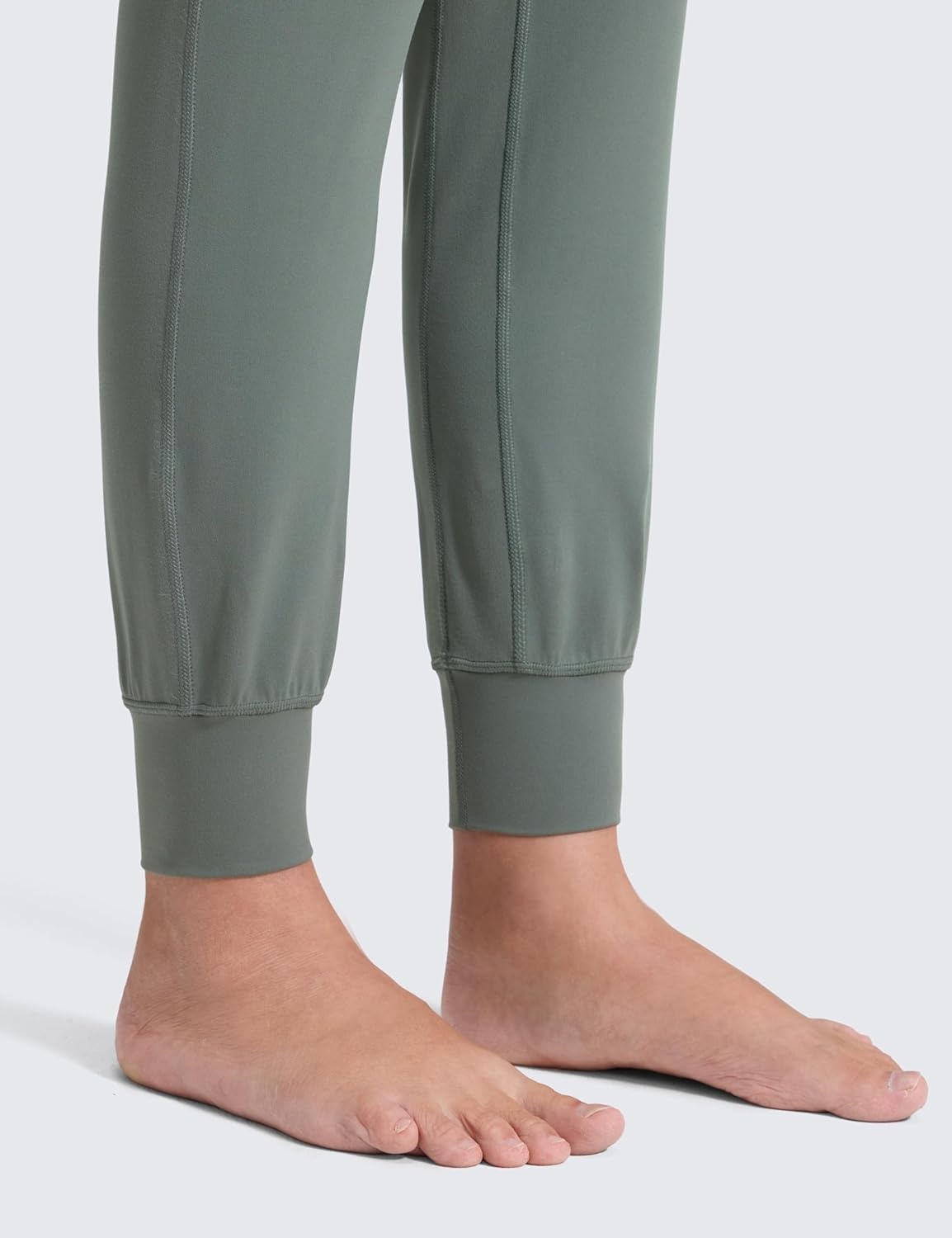 image:imageCRZ YOGA Butterluxe Maternity Joggers Pockets 27 Workout Active Yoga Pregnancy Womens Pants Over The Belly SoftGrey Sage