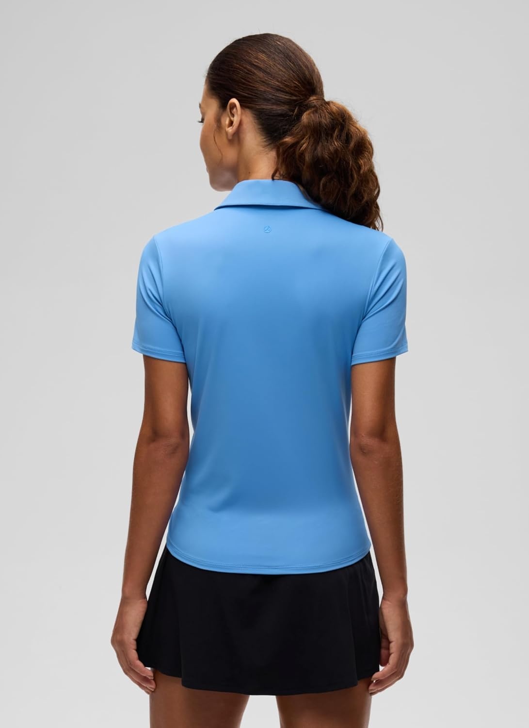image:imageCRZ YOGA Golf Polo Shirts Short Sleeve for Women UPF 50 Sun Protection Tennis Athletic Collared Tops Lightweight Quick DryParty Blue