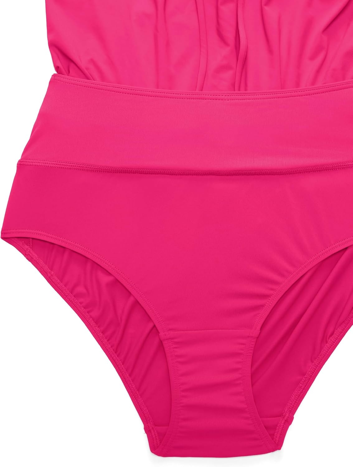 image:imageCRZ YOGA High Waisted Skirty Board Shorts for Women Flowy Overlay Swim Skorts Bathing Suit Bottoms with Brief LinerGranita Pink