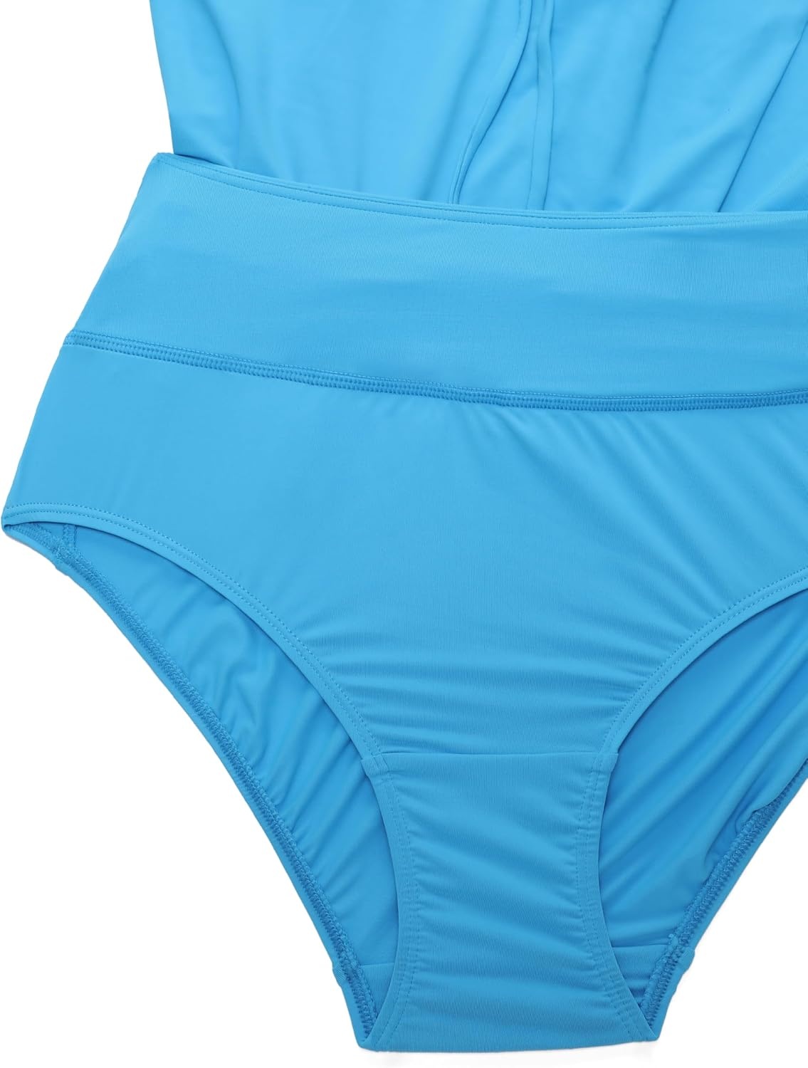 image:imageCRZ YOGA High Waisted Skirty Board Shorts for Women Flowy Overlay Swim Skorts Bathing Suit Bottoms with Brief LinerKayak Blue