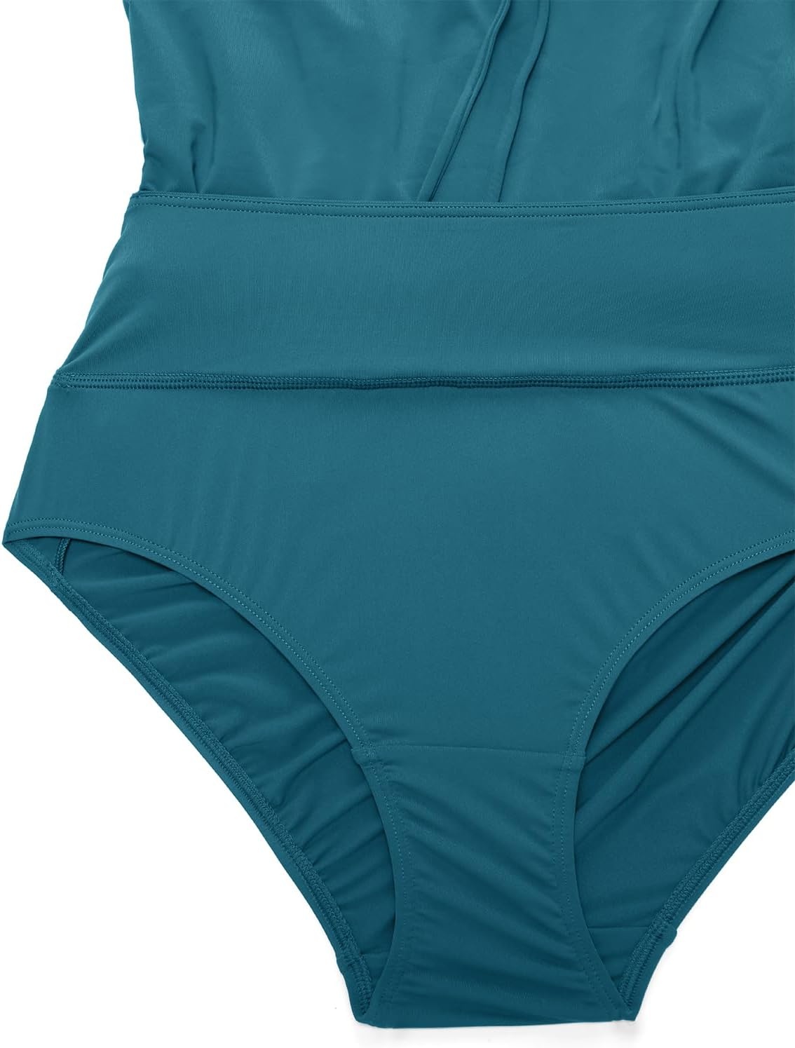 image:imageCRZ YOGA High Waisted Skirty Board Shorts for Women Flowy Overlay Swim Skorts Bathing Suit Bottoms with Brief LinerSapphire Blue