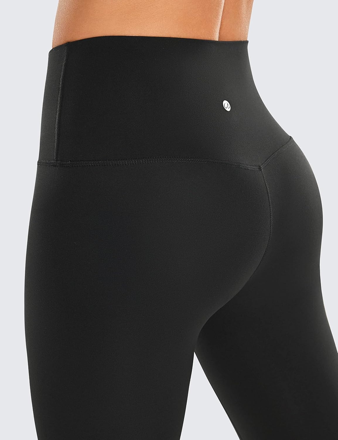 image:imageCRZ YOGA Womens Butterluxe High Waisted Capris Workout Leggings 17 Inches Lounge Buttery Soft Yoga PantsBlack