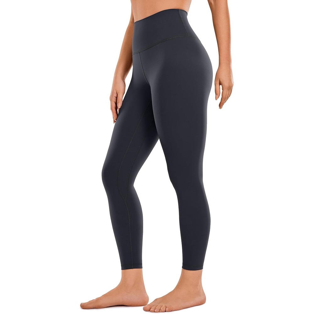 image:imageCRZ YOGA Brushed Naked Feeling Workout Leggings 25 High Waisted Gym Compression Tummy Control Womens Yoga PantsIntersellar Black and Navy